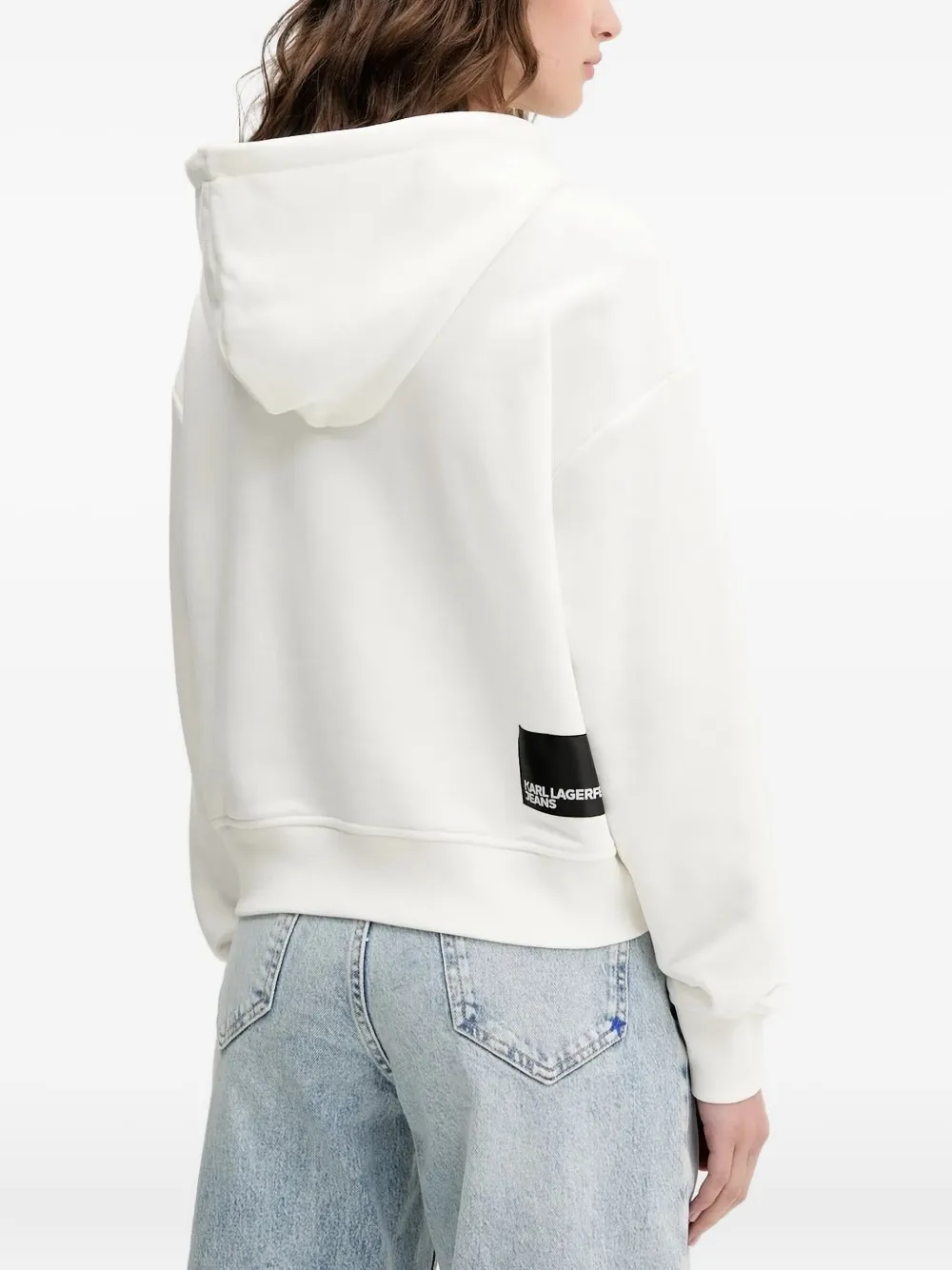 Karl Lagerfeld Jeans Hoodie - Wit