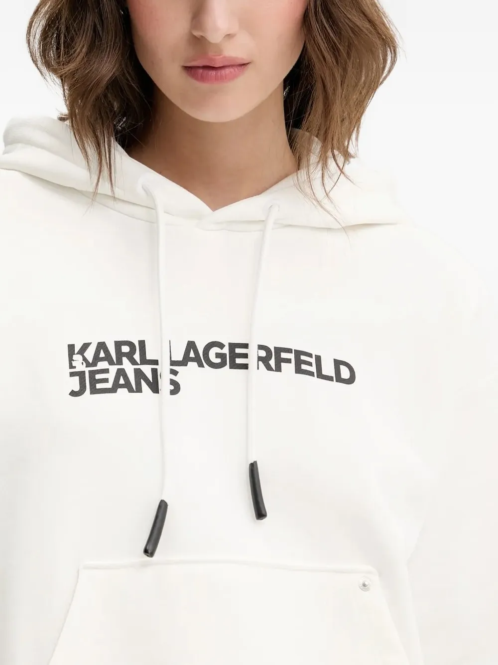 Karl Lagerfeld Jeans Hoodie Wit