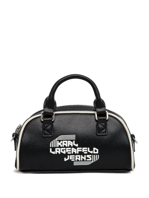 Karl Lagerfeld Jeans logo-embellished satchel bag