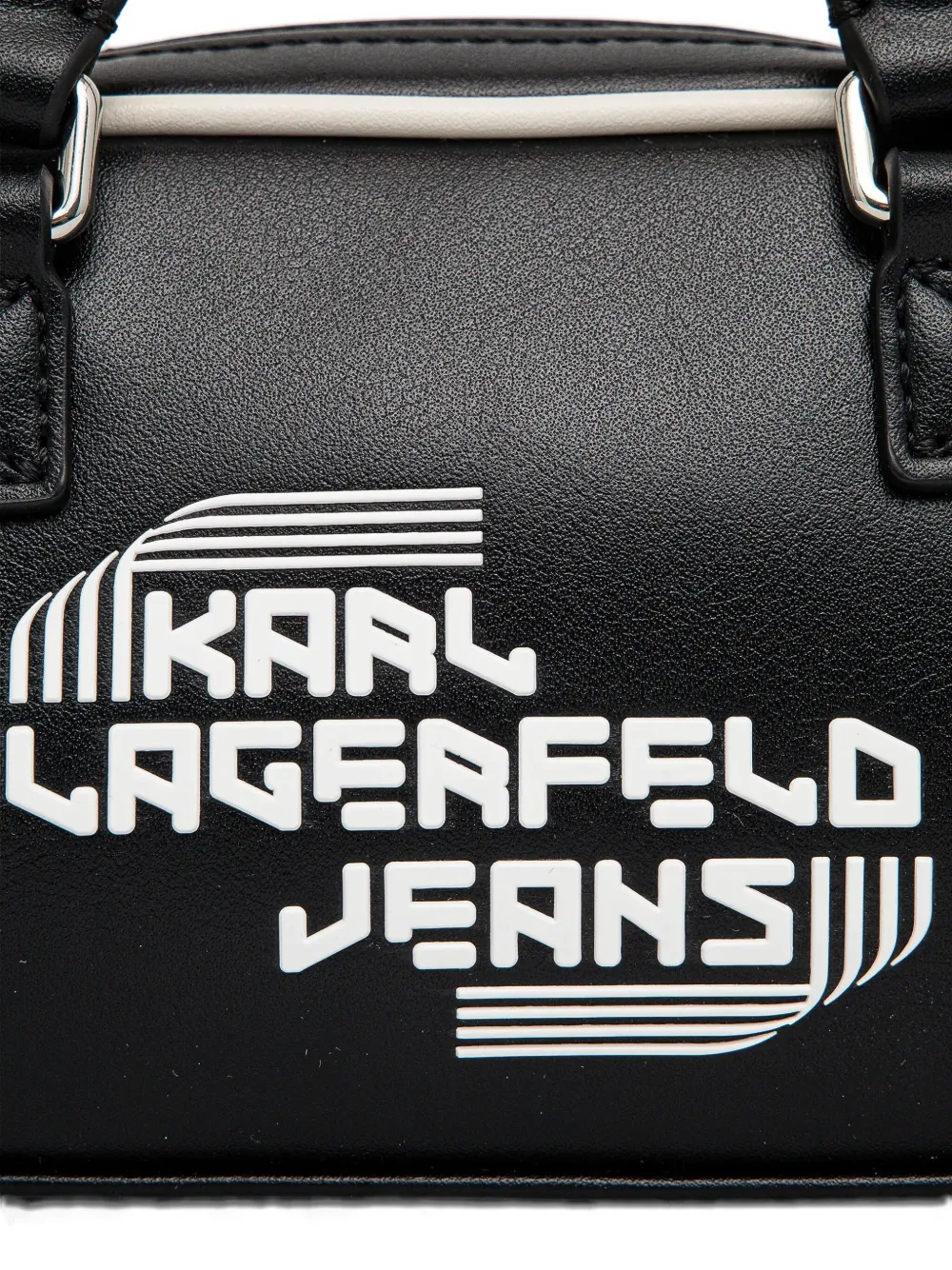 Karl Lagerfeld Jeans Boekentas verfraaid met logo Zwart