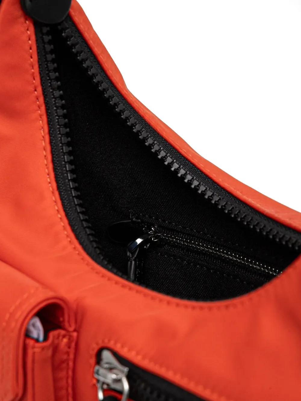 Karl Lagerfeld Jeans Schoudertas met voorzak Oranje
