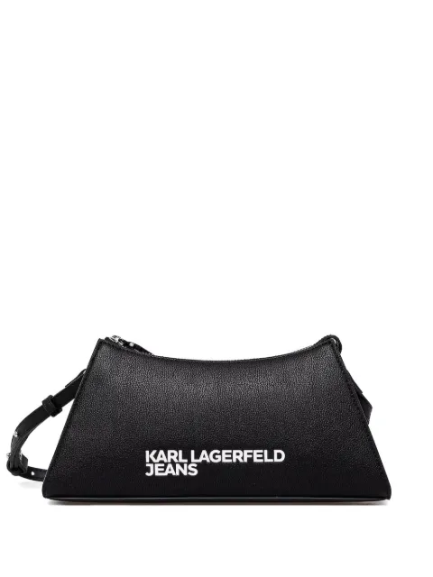 Karl Lagerfeld Jeans embossed-logo shoulder bag