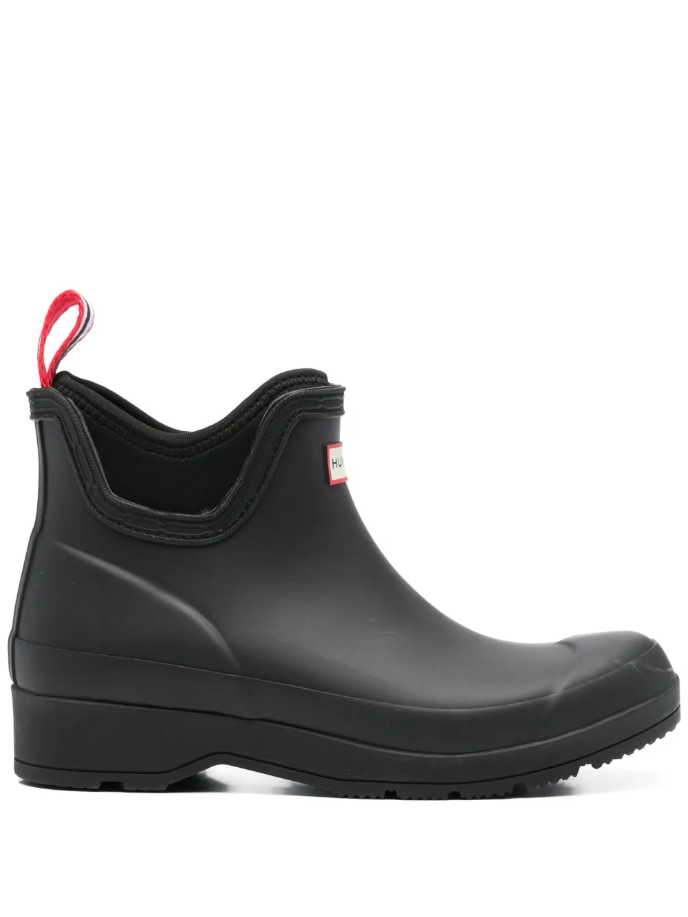 30mm logo-patch ankle rain boots