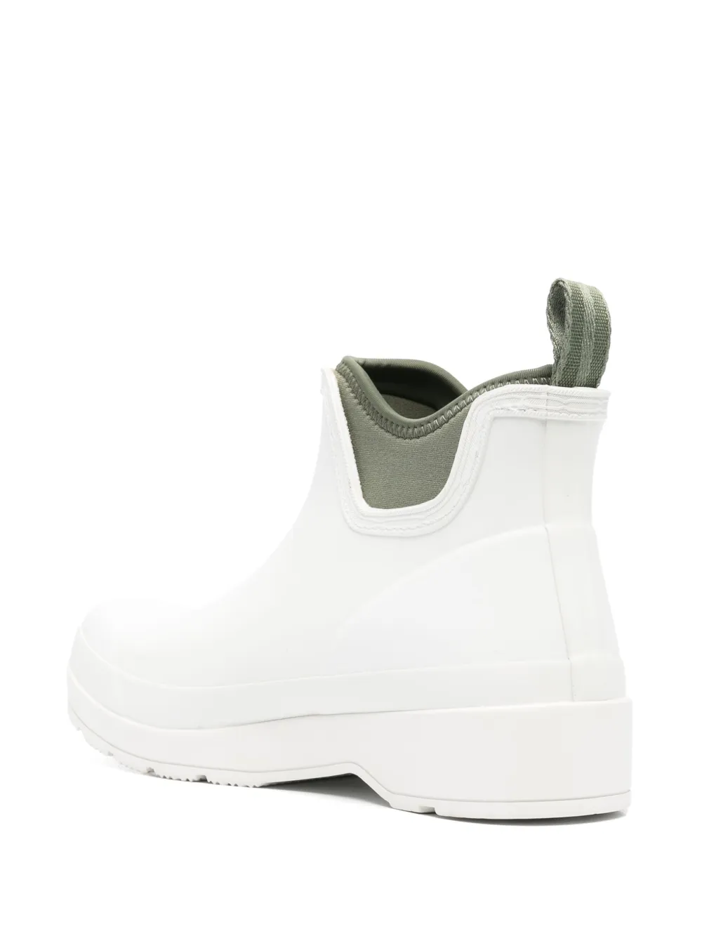 Hunter 35mm logo-patch rain boots White