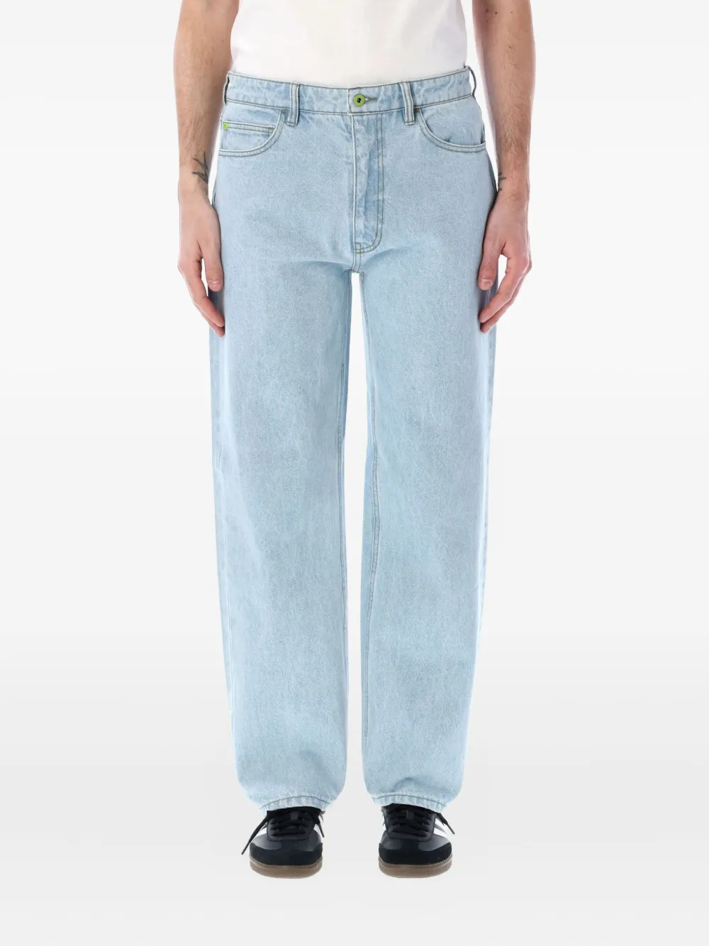 Huf logo-patch jeans - ブルー Huf logo-patch jeans - ブルー