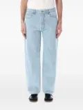 Huf logo-patch jeans - Blue