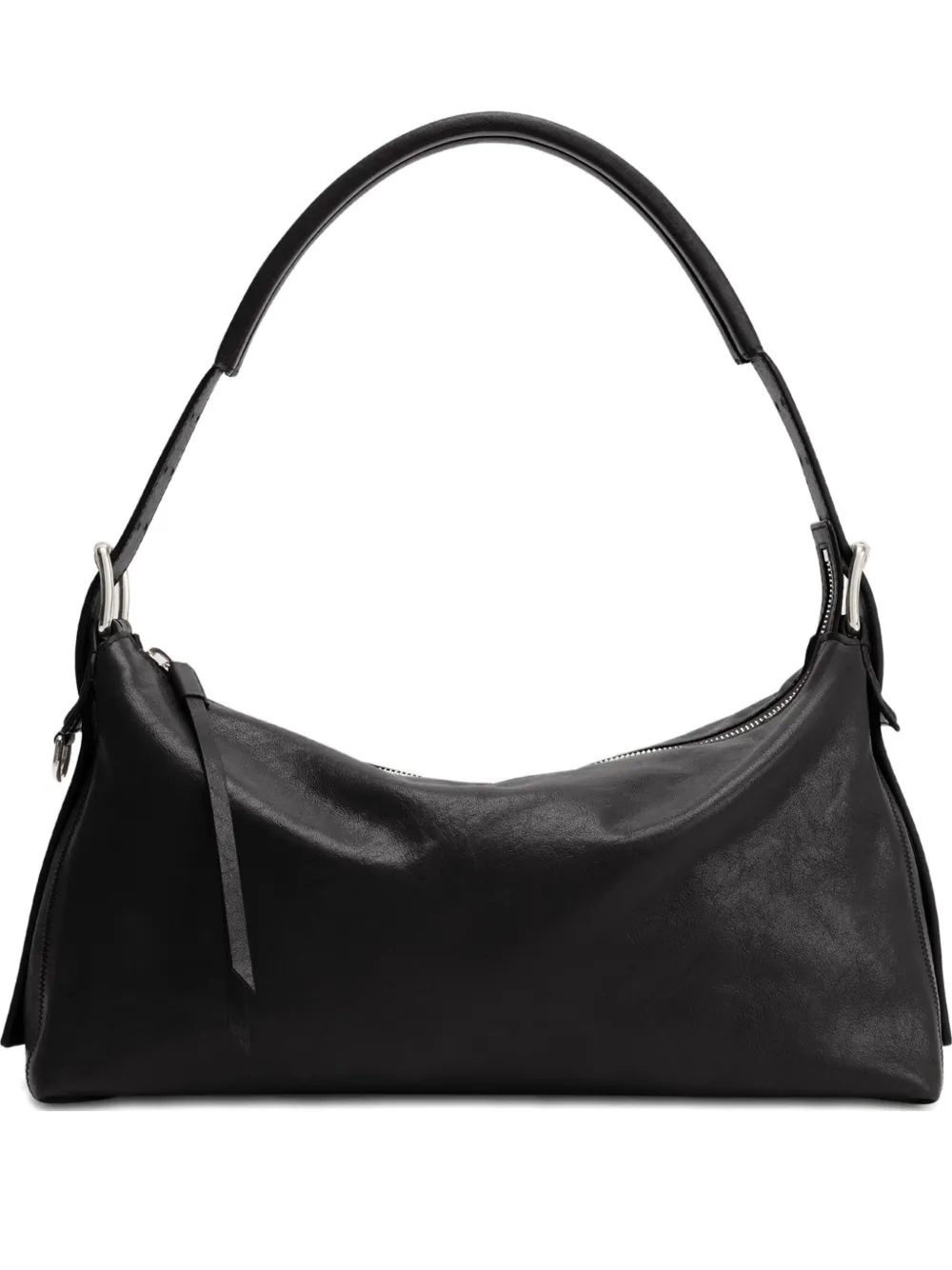 LEMAIRE belted leather shoulder bag - ブラウン LEMAIRE belted leather shoulder bag - ブラウン