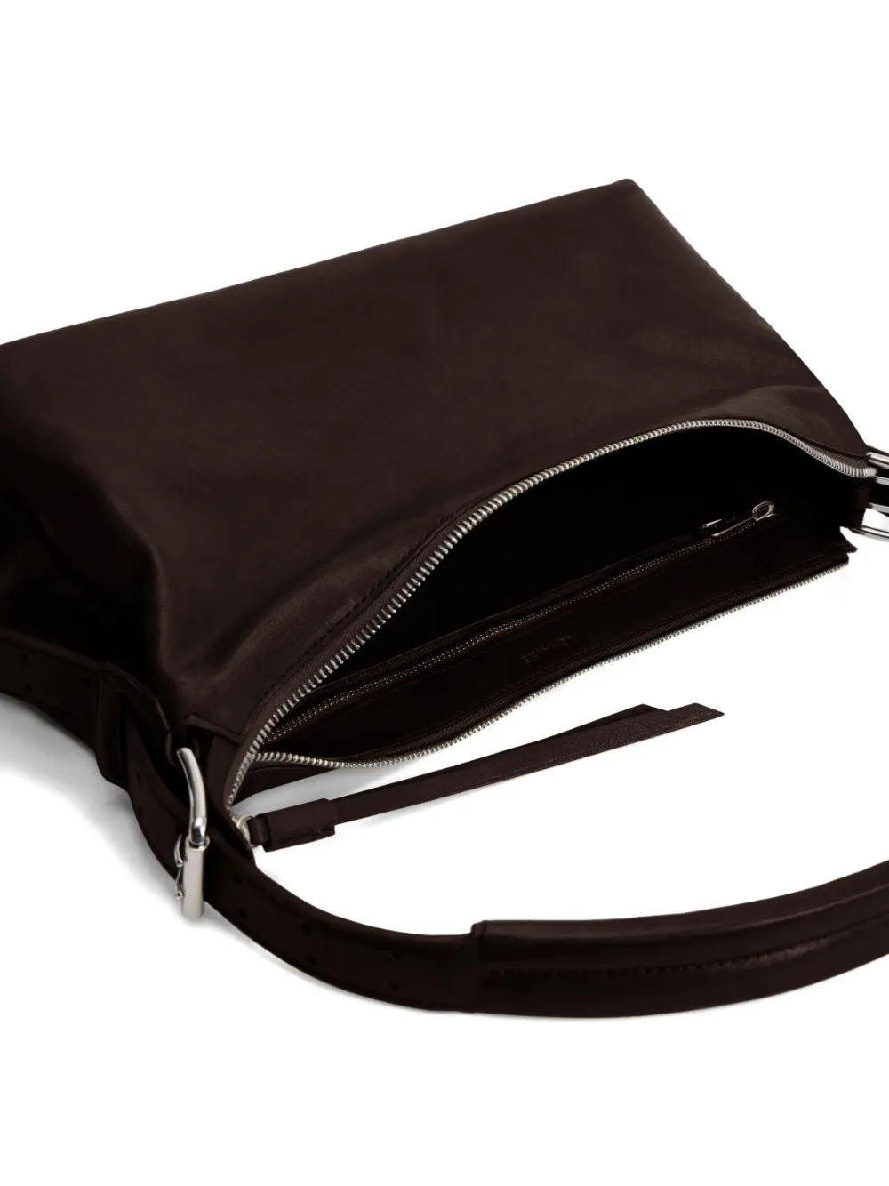 LEMAIRE Belted Leather Shoulder Bag | Brown | FARFETCH CA