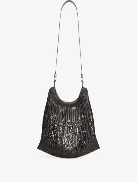 LEMAIRE large crossbody Filt net shopping bag
