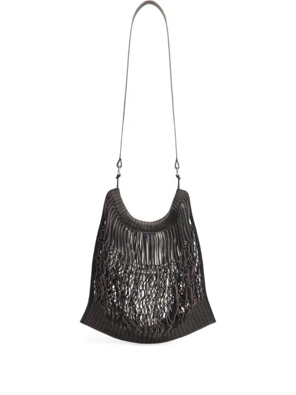 LEMAIRE x Filt Large Net Messenger Bag Brown FARFETCH IN