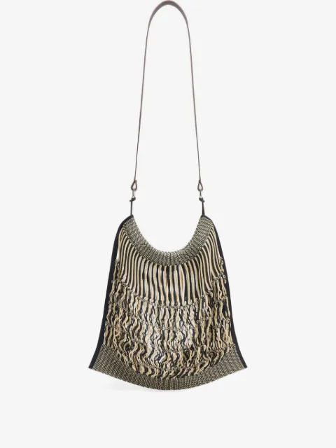 LEMAIRE large crossbody Filt net shopping bag