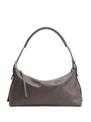 LEMAIRE Belted Shoulder Bag In Leather | Brown | FARFETCH