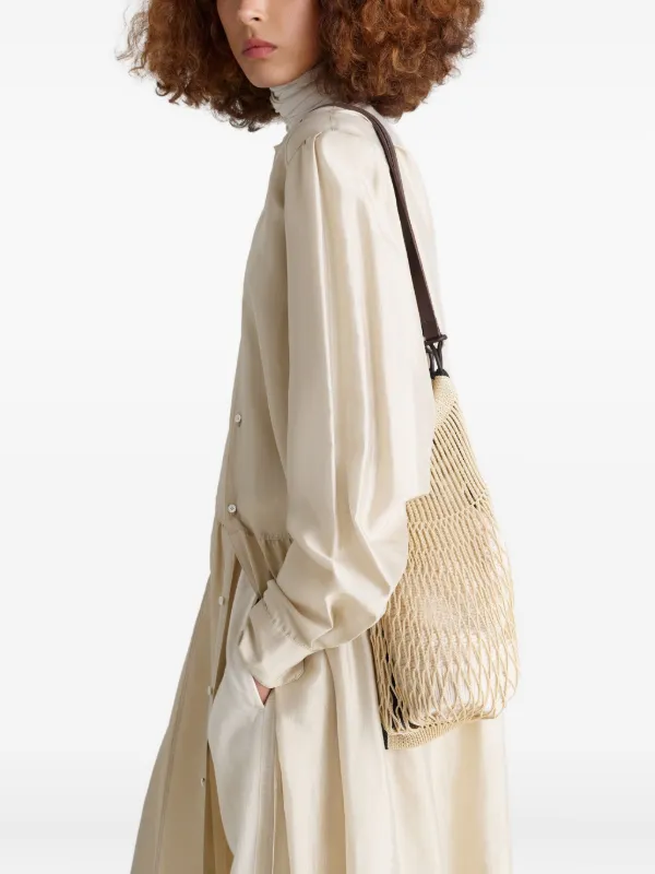 LEMAIRE x Filt Medium Net Shoulder Bag | Neutrals | FARFETCH