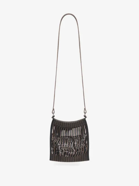 LEMAIRE mini crossbody Filt net bag