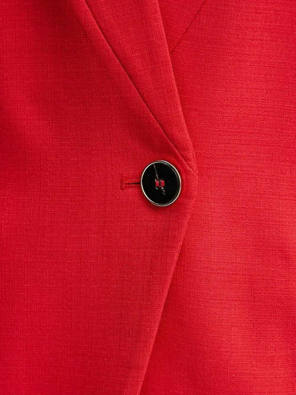 Simona Corsellini Button Sleeveless Jacket In Red