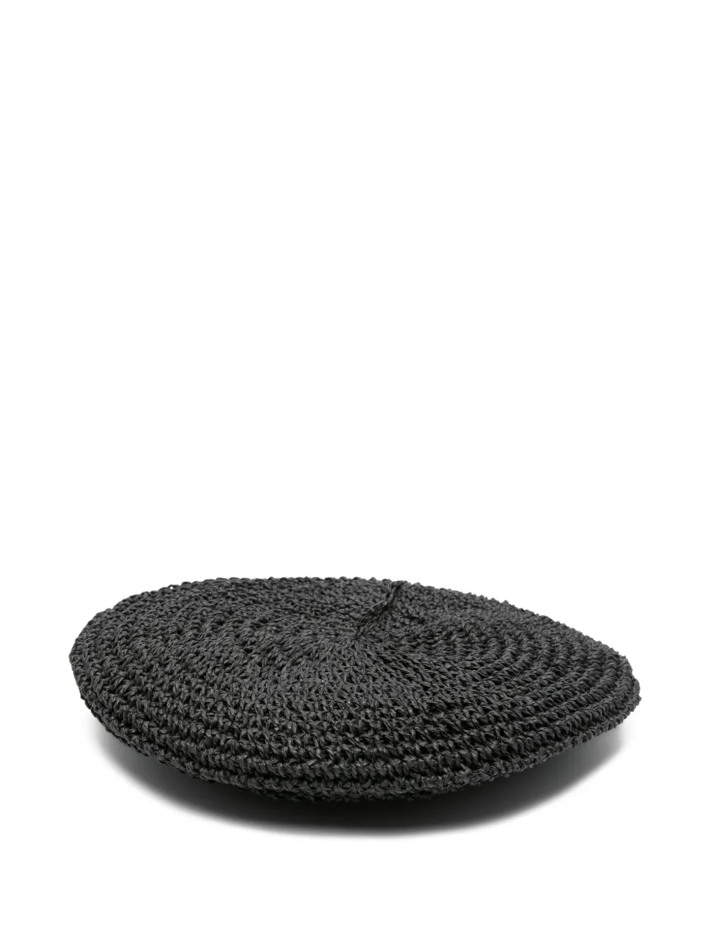 Borsalino crochet paper hat Zwart