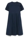 Add cotton midi dress - Blue