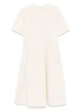 Add cotton midi dress - Neutrals