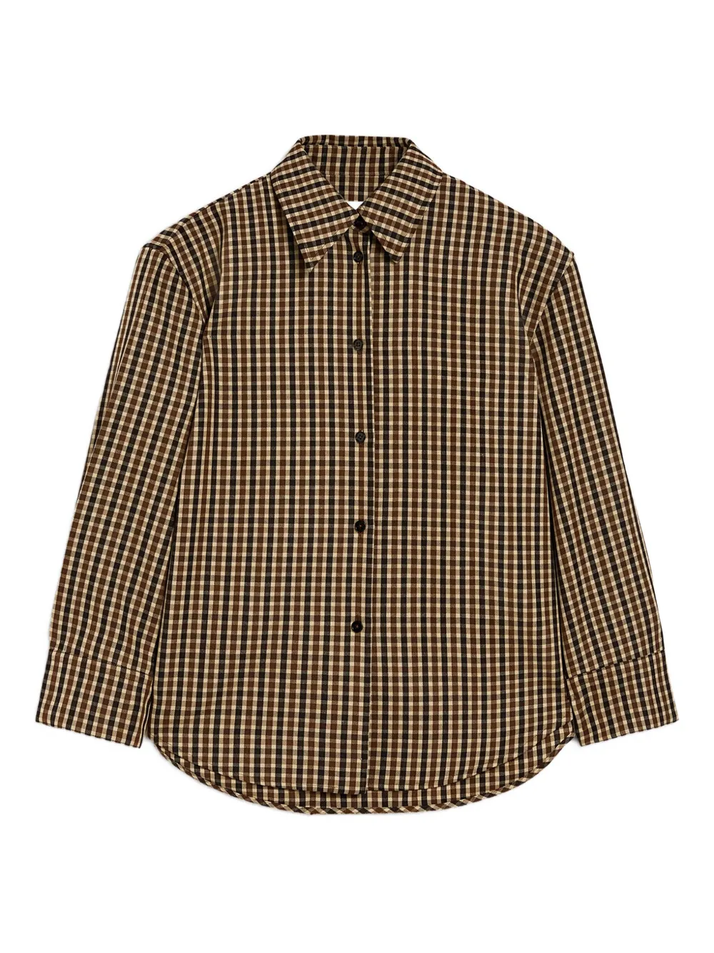 Jil Sander Wollen blouse Bruin