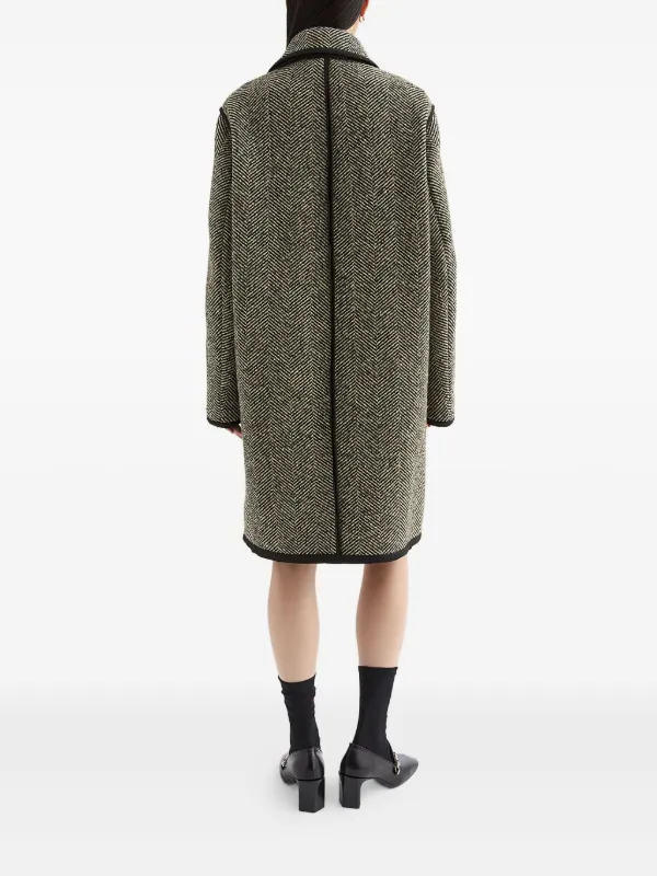 【アーカイブ】JIL SANDER ヘリンボーン オーバー コート 48 初期 Jil Sander ヘリンボーン コート | グレー | FARFETCH JP
