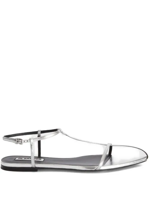 Jil Sander сандалии на резиновой подошве
