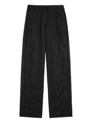 Jil Sander zip-detail wide-leg Trousers | Black | FARFETCH