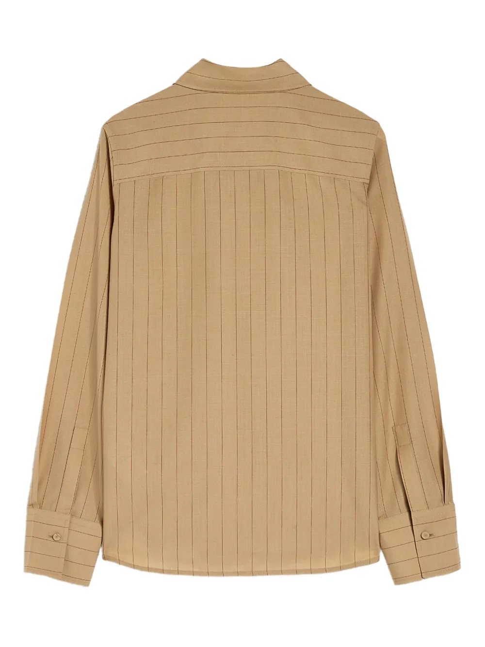 Jil Sander Wollen blouse Bruin