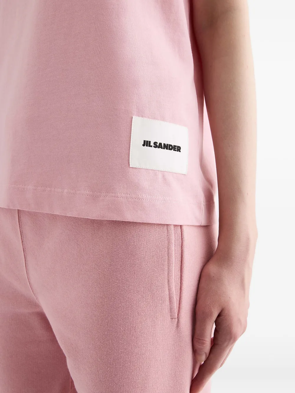 Jil Sander logo-label short-sleeve T-shirt (pack of three) Wit