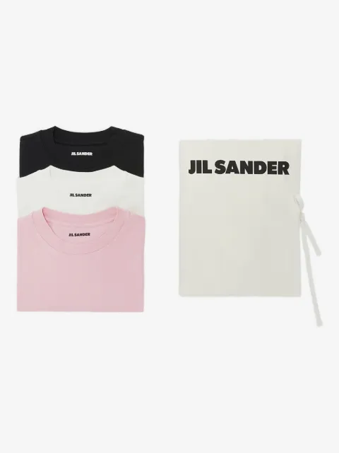 Jil Sander logo-label short-sleeve T-shirt (pack of three) 