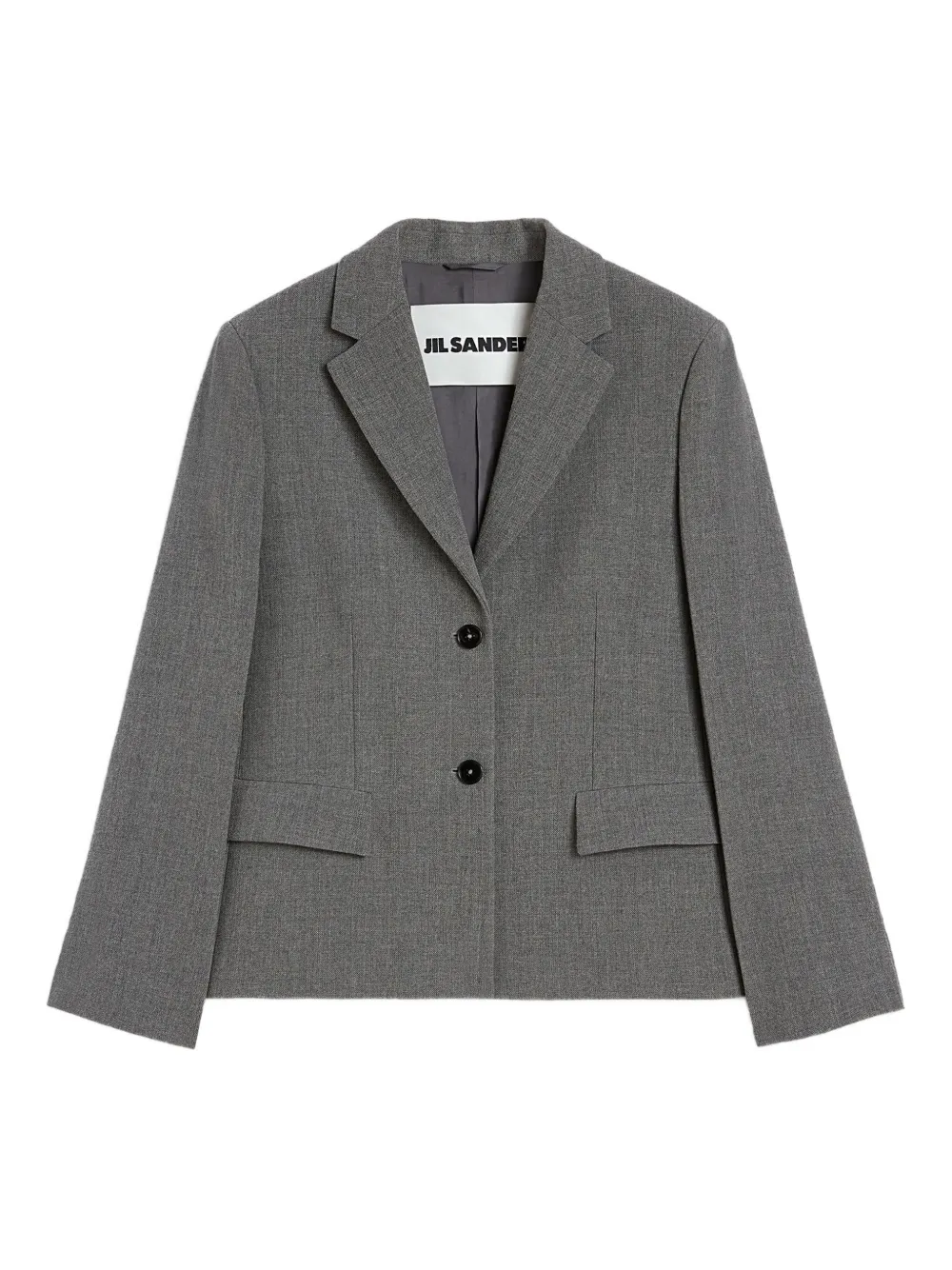 Jil Sander mélange-effect blazer | Grey | Image 1