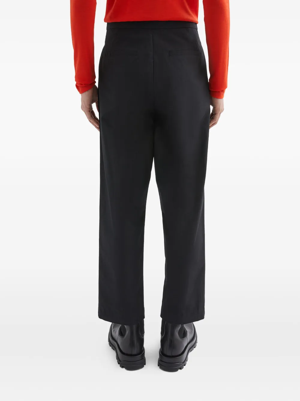 Jil Sander Katoenen broek Zwart