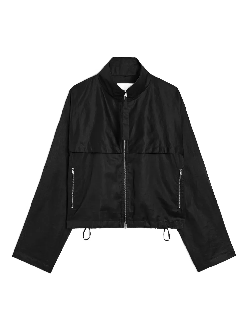 Jil Sander Mousseline jack Zwart