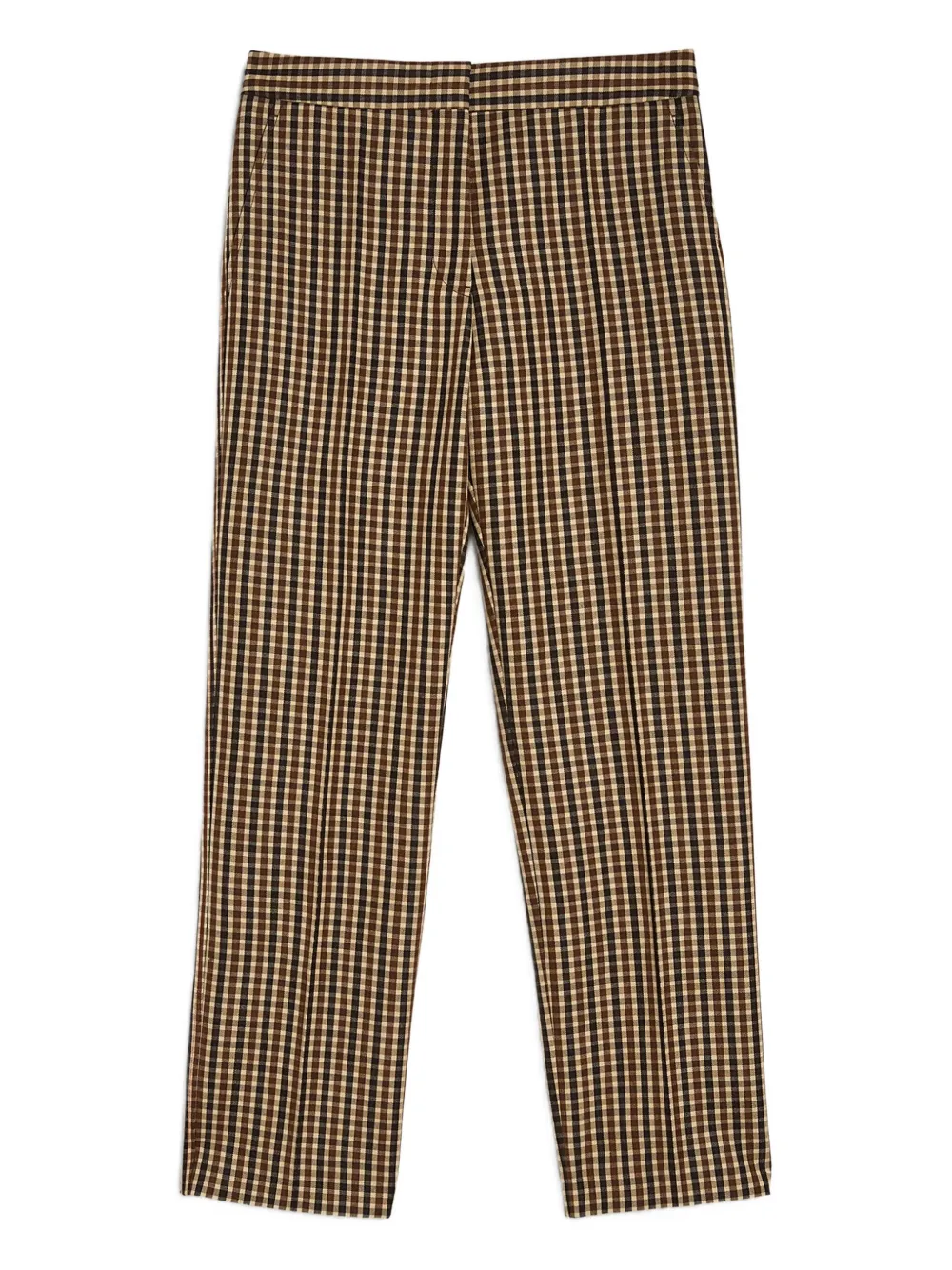 Jil Sander Geruite broek Bruin