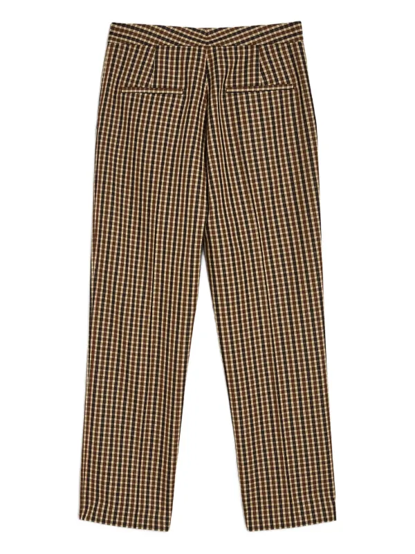 Jil Sander チェック パンツ | ブラウン | FARFETCH JP