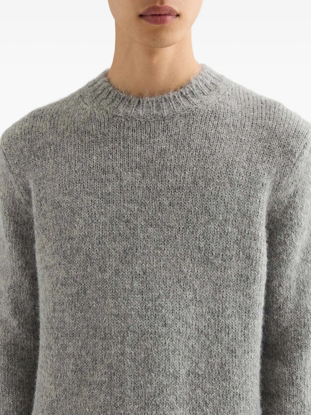 Jil Sander Trui met ronde hals Grijs
