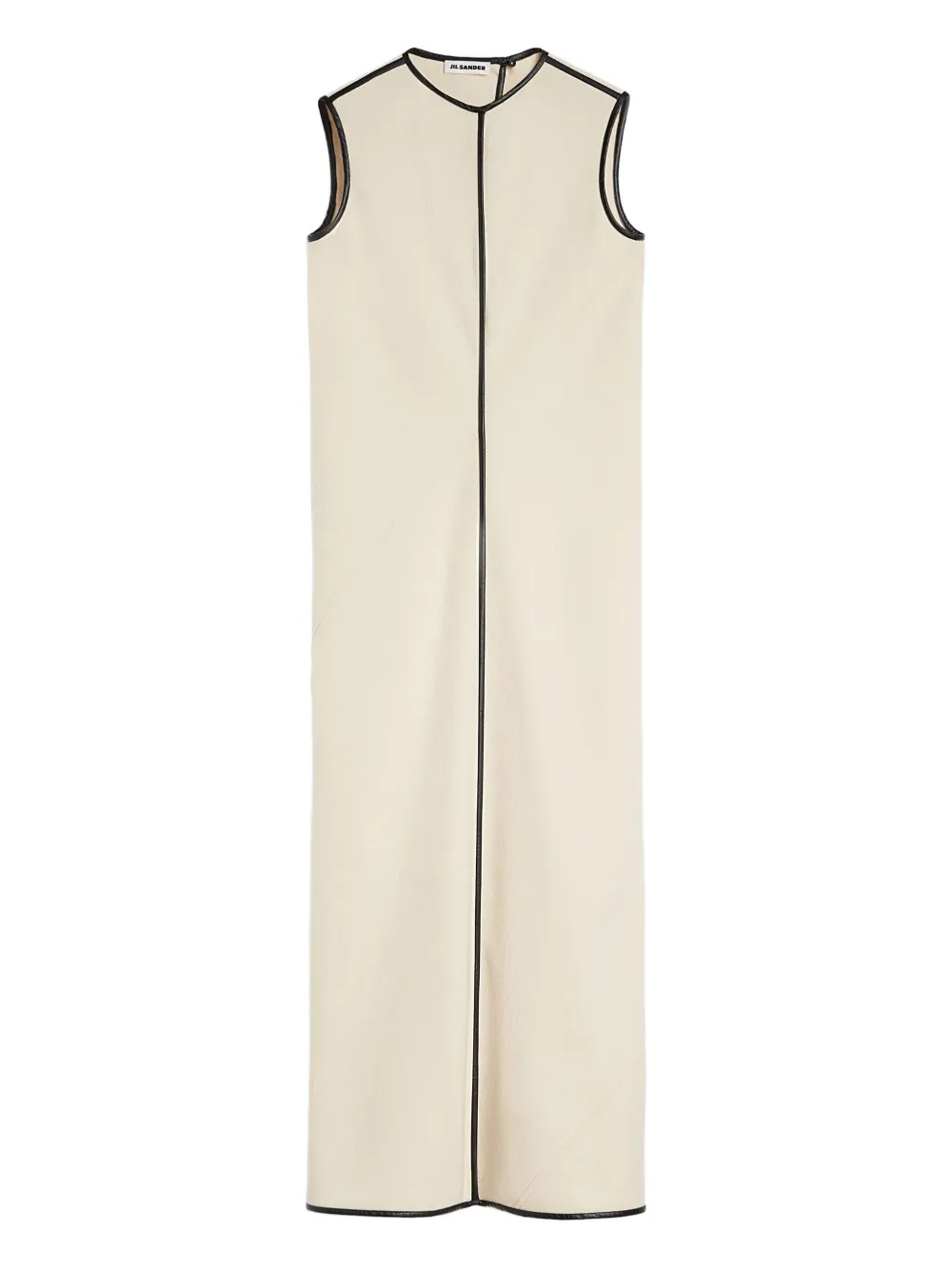Макси-платье Jil Sander с контрастной отделкой
