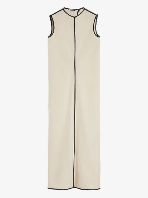 Jil Sander contrasting-trim maxi dress