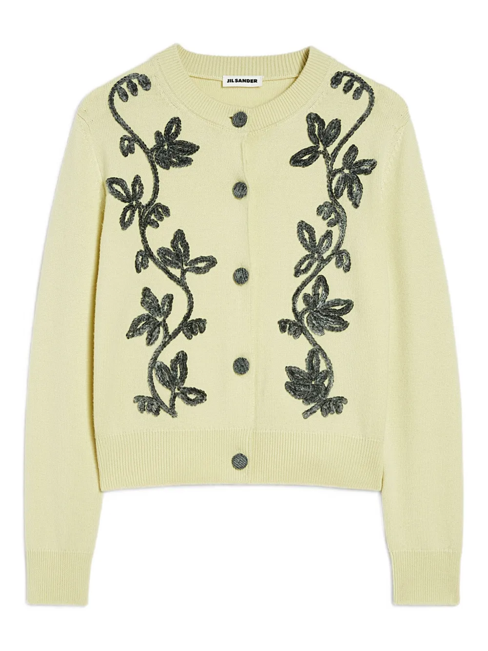 Jil Sander Wool-blend Cardigan In Neutral