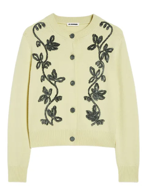 Jil Sander embroidered cardigan