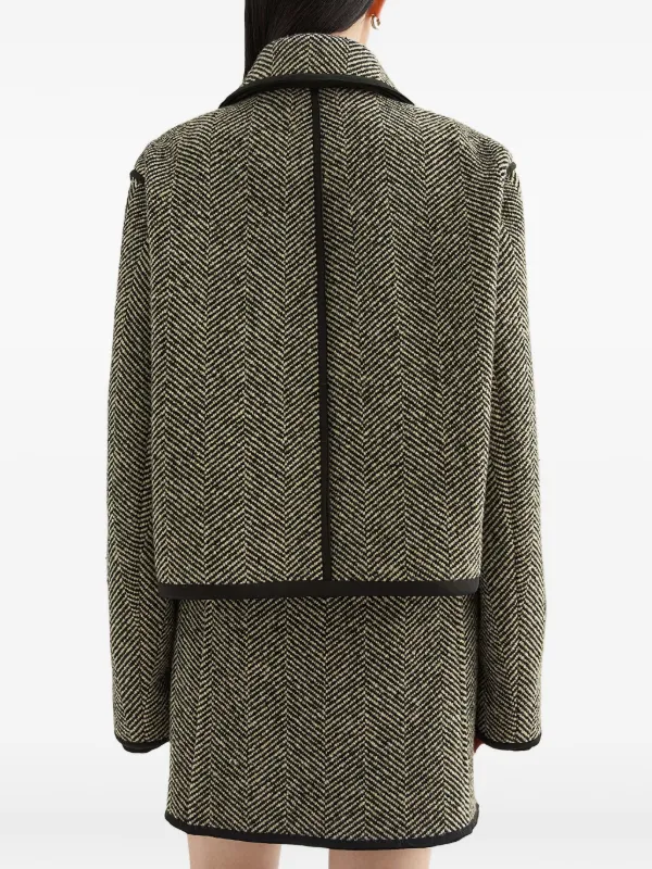 Jil Sander ヘリンボーン ジャケット | グレー | FARFETCH JP