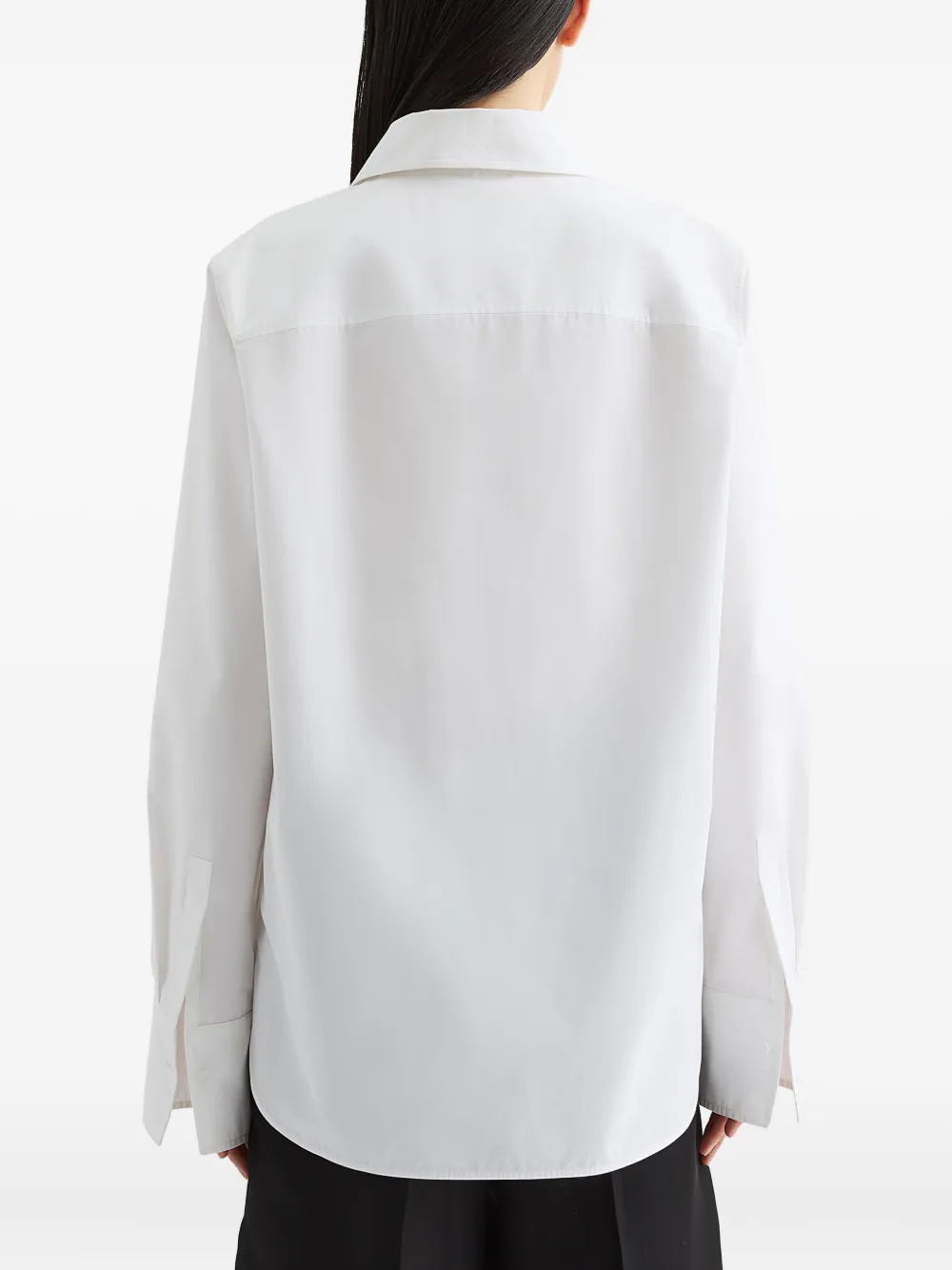 Jil Sander Popeline blouse Wit