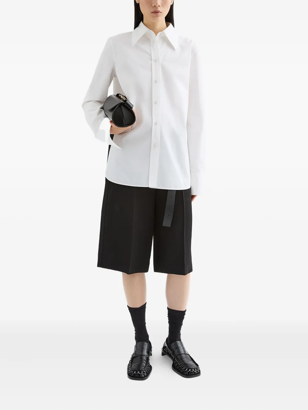 Jil Sander Popeline blouse - Wit