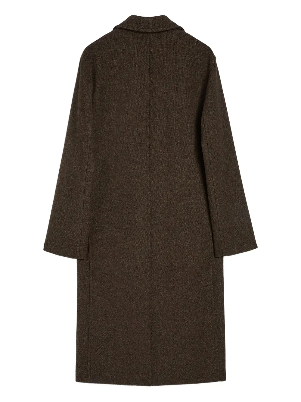 Jil Sander Mantel met mélange-effect Bruin