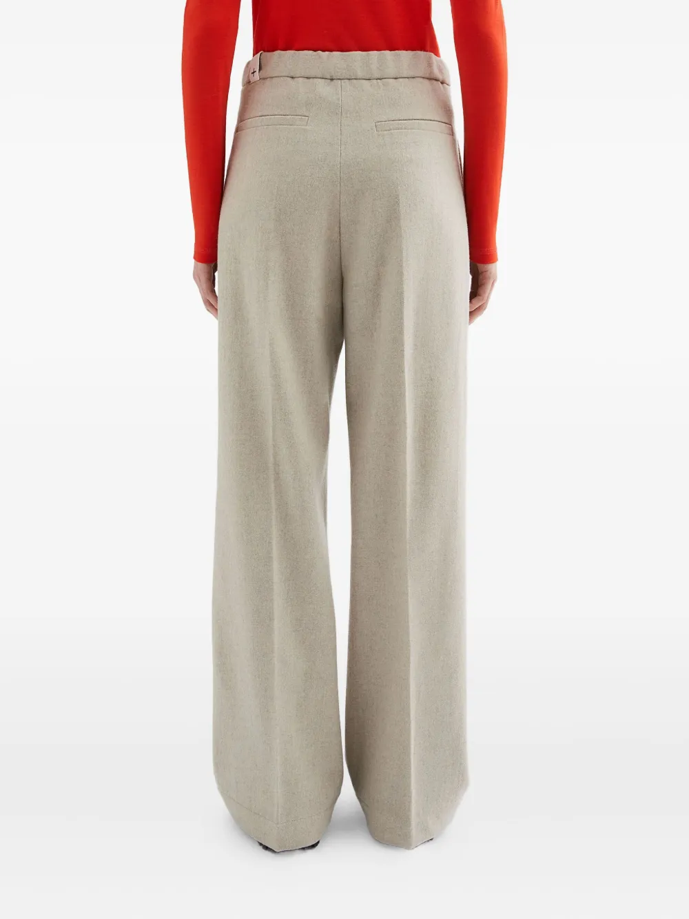 JIL SANDER+ Flanellen broek Beige