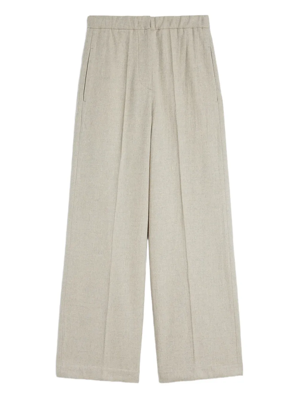 JIL SANDER+ Flanellen broek Beige