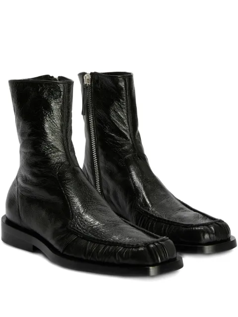 Jil Sander leather ankle boots