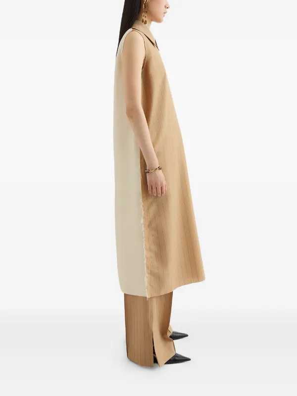 Jil Sander ピンストライプ ドレス | ニュートラル | FARFETCH JP