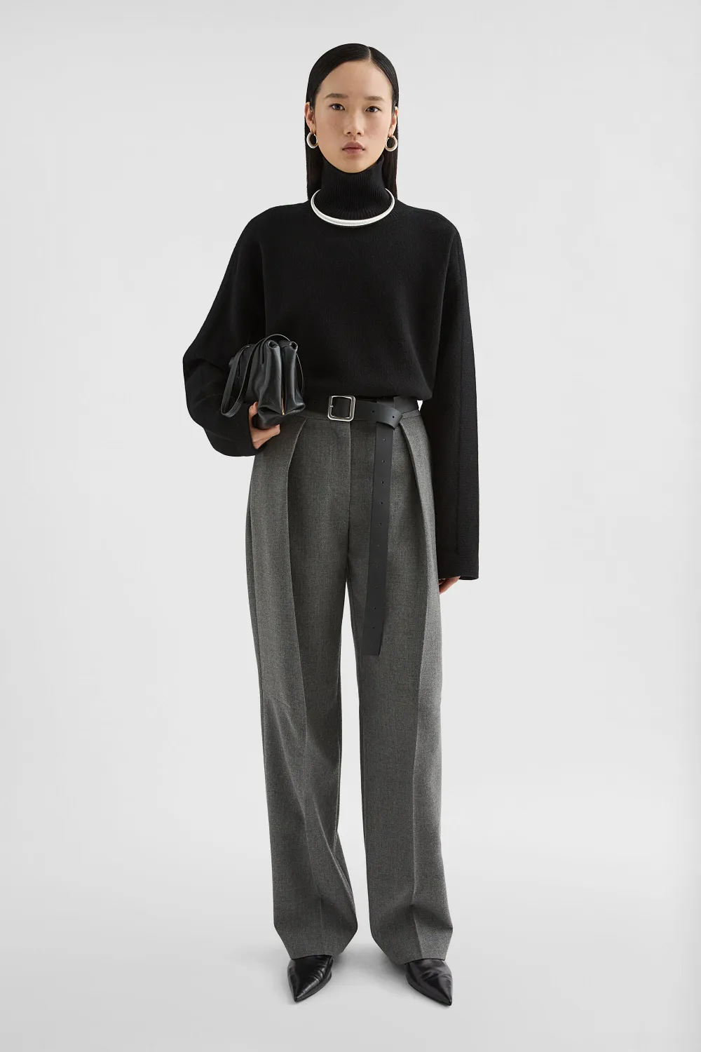 Jil Sander Plooibroek Grijs