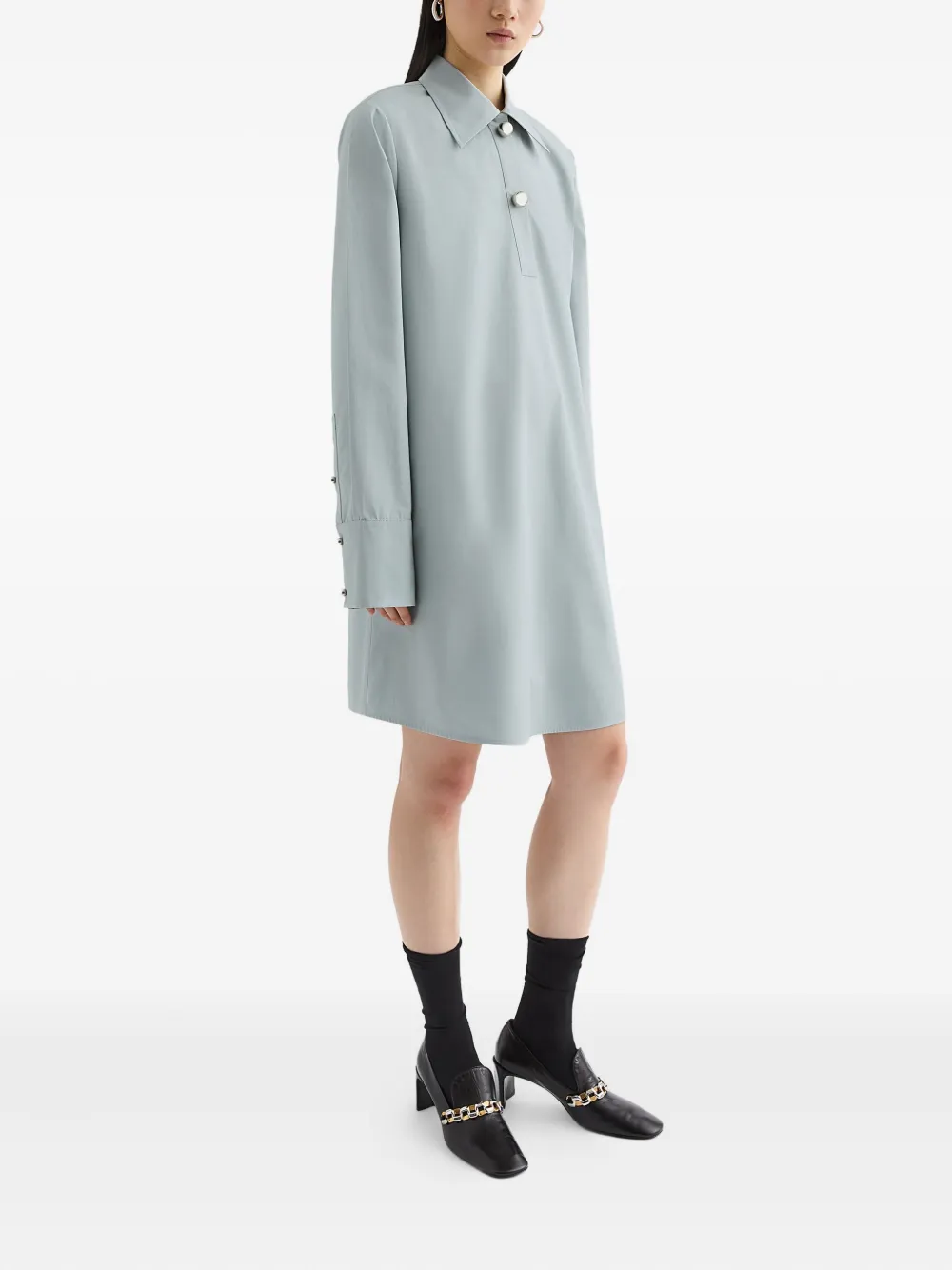 Jil Sander Katoenen polojurk Blauw