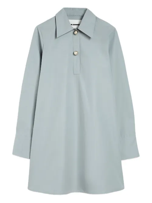 Robe évasée à col polo - Jil Sander - Modalova